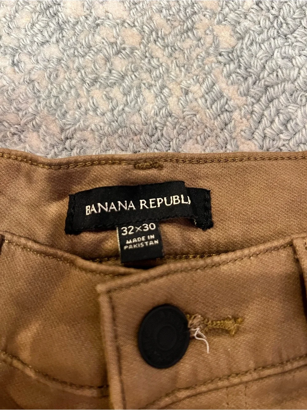 Banana Republic Khaki Straight Leg Pants - Brown